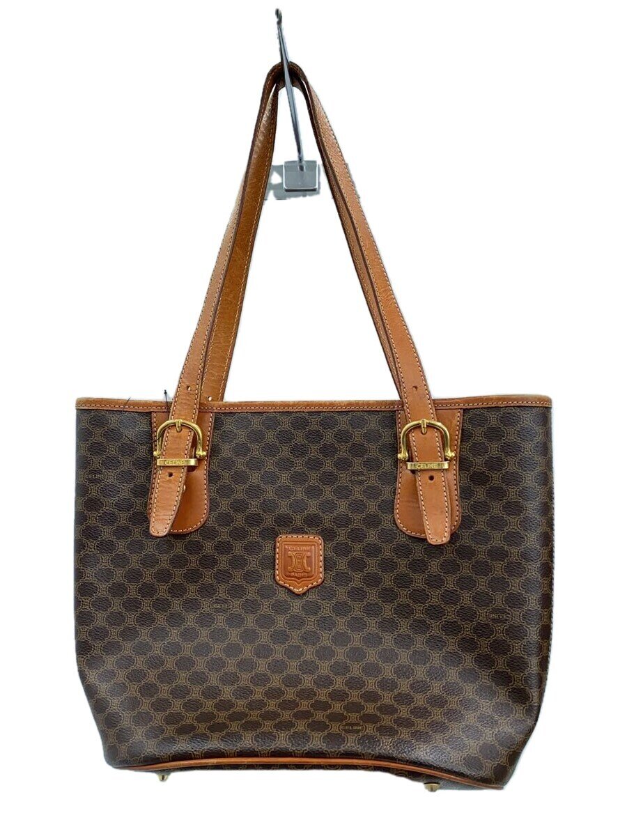 【中古】CELINE◆トートバッグ/PVC/BRW/総柄/MC96//【バッグ】