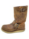 【中古】RED WING◆エンジニアブーツ/US7.5/BRW/2971【シューズ】
