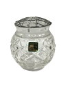 【中古】WATERFORD◆壷・花瓶/クリア/幾何学模様/フラワーベース/ガラス【インテリア小物・日用雑貨】