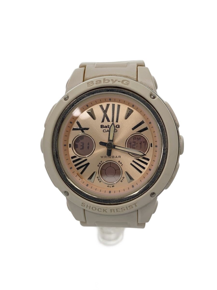 FRANCK MULLER - 【中古】CASIO◆クォーツ腕時計・Baby-G/デジアナ/WHT【服飾雑貨他】