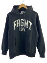 【中古】FRAGMENT UNIVERSITY/パーカー/M/コットン/BLK【メンズウェア】