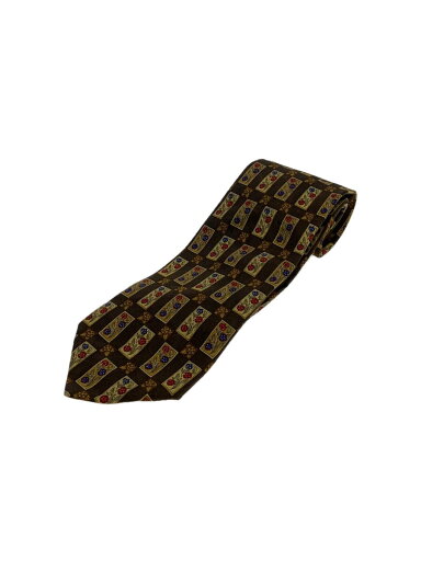 【中古】VALENTINO◆ネクタイ/カシミア/BRW/総柄/メンズ【服飾雑貨他】 【中古】VALENTINO◆ネクタイ/カシミア/BRW/総柄/メンズ【服飾雑貨他】
