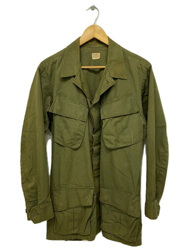 【中古】US.ARMY◆ミリタリージャケット/S/コットン/100-68-C-1827/ジャングルファティーグ/60s/4th/【メンズウェア】 【中古】US.ARMY◆ミリタリージャケット/S/コットン/100-68-C-1827/ジャングルファティーグ/60s/4th/【メンズウェア】