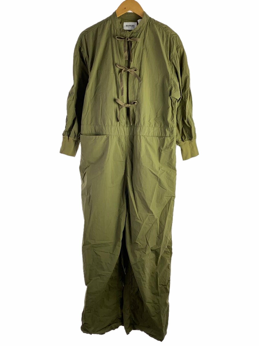 【中古】BEAMS BOY◆オールインワン/--/コットン/KHK/13-17-0021-652【レディースウェア】