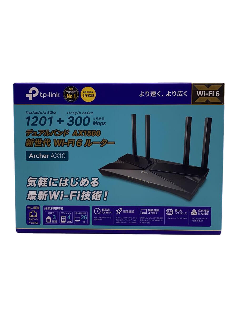 【中古】tp-link◆無線LANルーター/Wi-Fiルーター/ Archer AX10【パソコン】