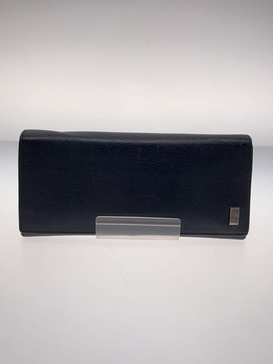 【中古】dunhill◆長財布/--/BLK/無地/メンズ/19F2F10SG001R【服飾雑貨他】