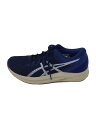 【中古】ASICS◆ローカットスニーカー/25cm/BLU【シューズ】