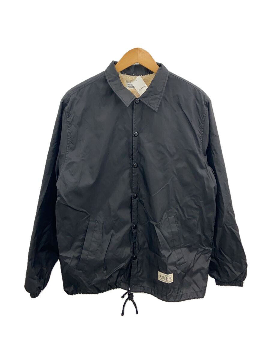 【中古】WACKO MARIA◆ナイロンジャケット/M/ポリエステル/BLK/ROCK STEADY COACH JACKET【メンズウェア】