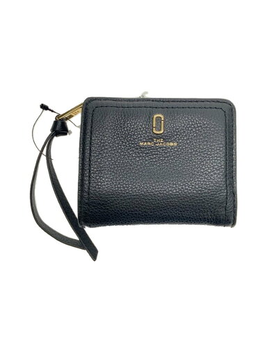 【中古】MARC JACOBS◆2つ折り財布/レザー/BLK/無地/レディース【服飾雑貨他】 【中古】MARC JACOBS◆2つ折り財布/レザー/BLK/無地/レディース【服飾雑貨他】