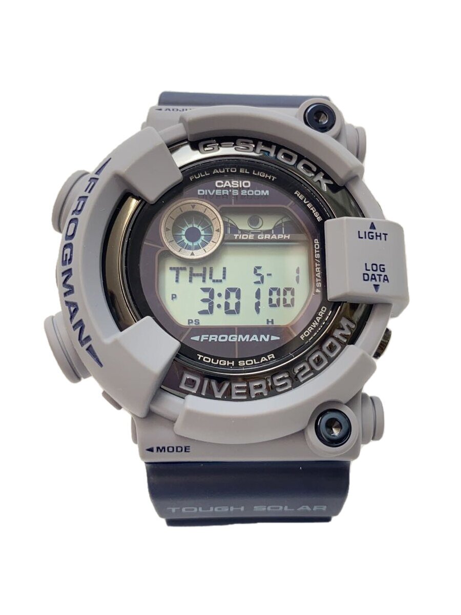 【中古】CASIO◆ソーラー腕時計・G-SHOCK/デジタル/NVY【服飾雑貨他】