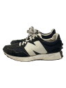 【中古】NEW BALANCE◆MS327/ブラック/25.5cm/BLK【シューズ】