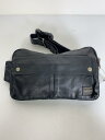 【中古】PORTER◆ウエストバッグ/PVC/BLK【バッグ】(4)