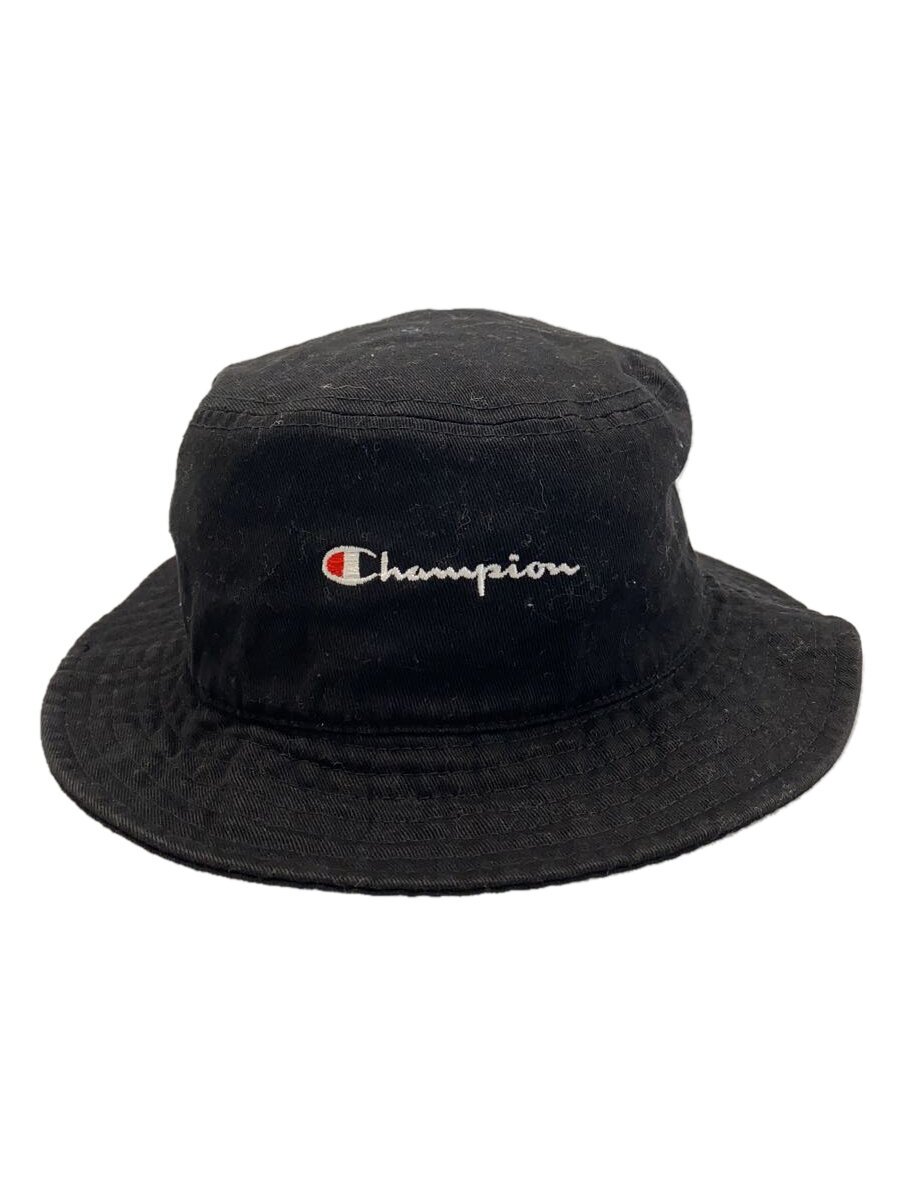 【中古】Champion◆バケットハット/FREE/コットン/BLK/レディース/SG15AU-0006【服...