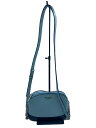 【中古】kate spade new york◆ショルダーバッグ/レザー/BLU/無地【バッグ】