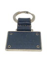 【中古】GUCCI◆プレートキーホルダー/SILVER/SLV/メンズ【服飾雑貨他】