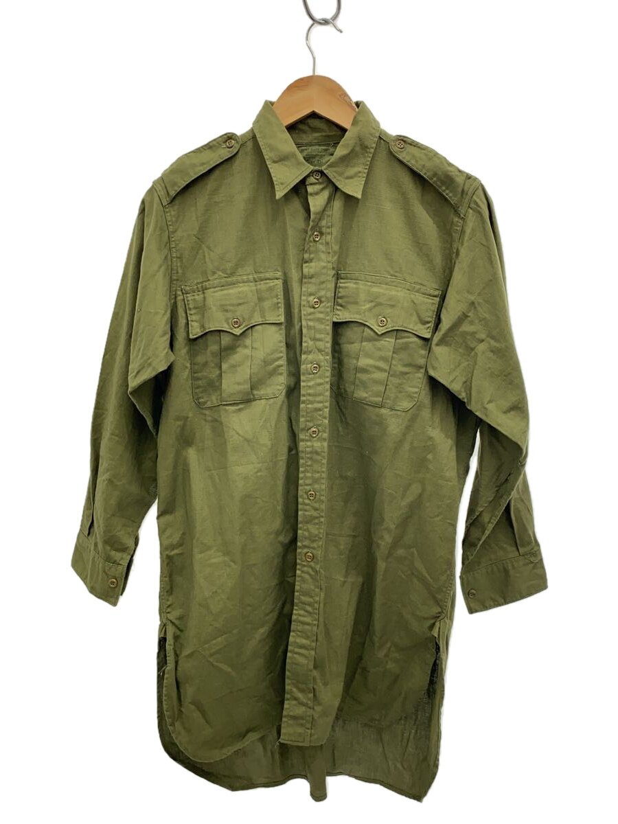 【中古】長袖シャツ/15.5/コットン/GRN/60s/ジャングルグリーンシャツ/バトルドレ...