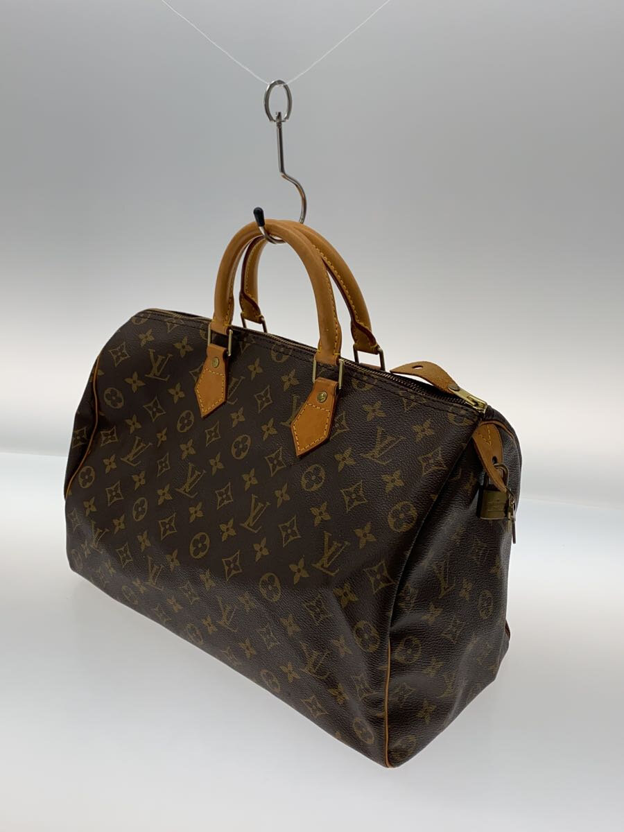 【中古】LOUIS VUITTON◆2)スピーディ35_モノグラム・キャンバス_BRW/PVC/BRW/M41107【バッグ】