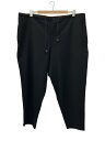 【中古】yohji yamamoto POUR HOMME◆ボトム/S/ウール/ブラック【メンズウェア】