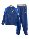 【中古】NIKE◆ウインドブレーカー/セットアップ/キッズXL/ナイロン/ネイビー/BV3700-410【レディースウェア】