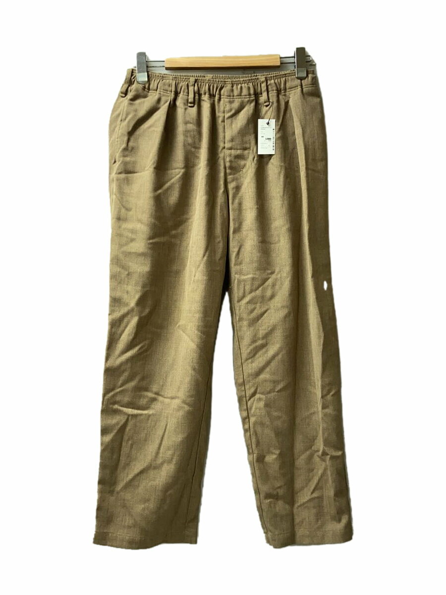【中古】COMFORTABLE REASON◆ウールブレンドイージーパンツ/--/ポリエステル/BRW【メンズウェア】