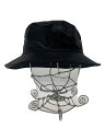 【中古】NEW ERA◆バケットハット/--/フェイクレザー/BLK/無地/メンズ【服飾雑貨他】