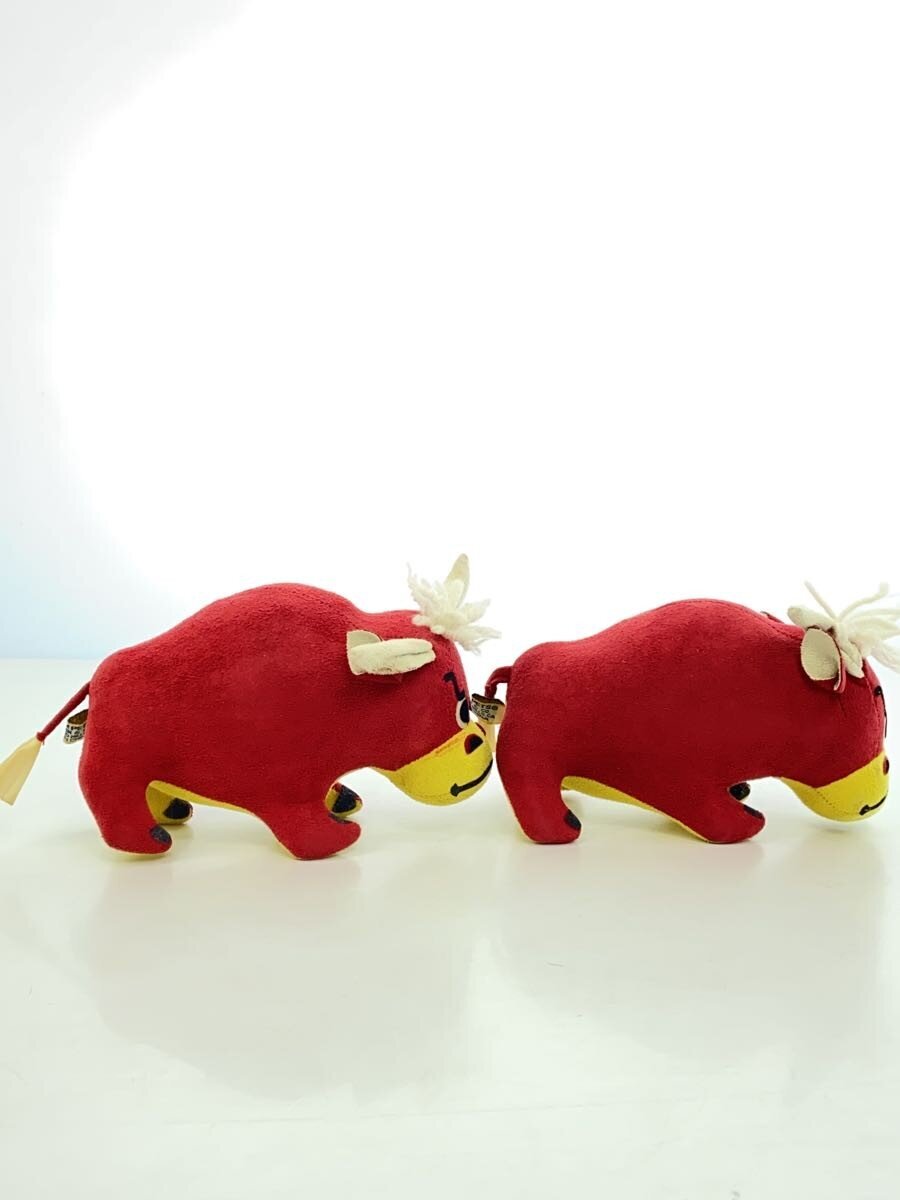 【中古】Dakin DREAMPETS/TAbasco the Red Bull/インテリア雑貨/2点セット/RED【インテリア小物・日用雑貨】 [3]