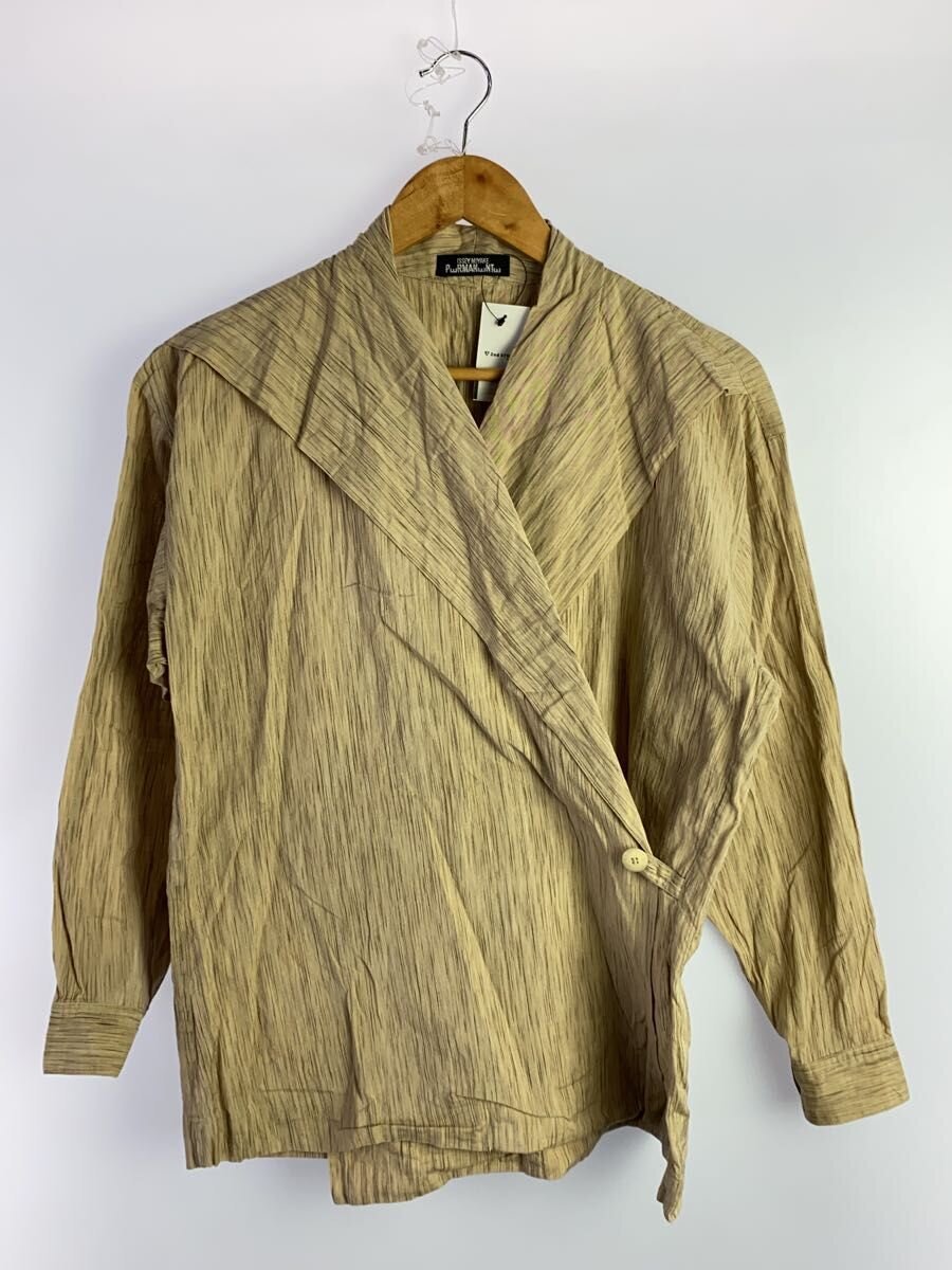 ISSEY MIYAKE◆PERMANENTE/ジャケット/M/コットン/BEG