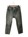 【中古】upper hights◆ボトム/23/デニム/GRY/無地/13S33602GRV【レディースウェア】