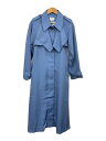【中古】rienda◆トレンチコート/M/ポリエステル/BLU/110VS630-0400【レディースウェア】(4)