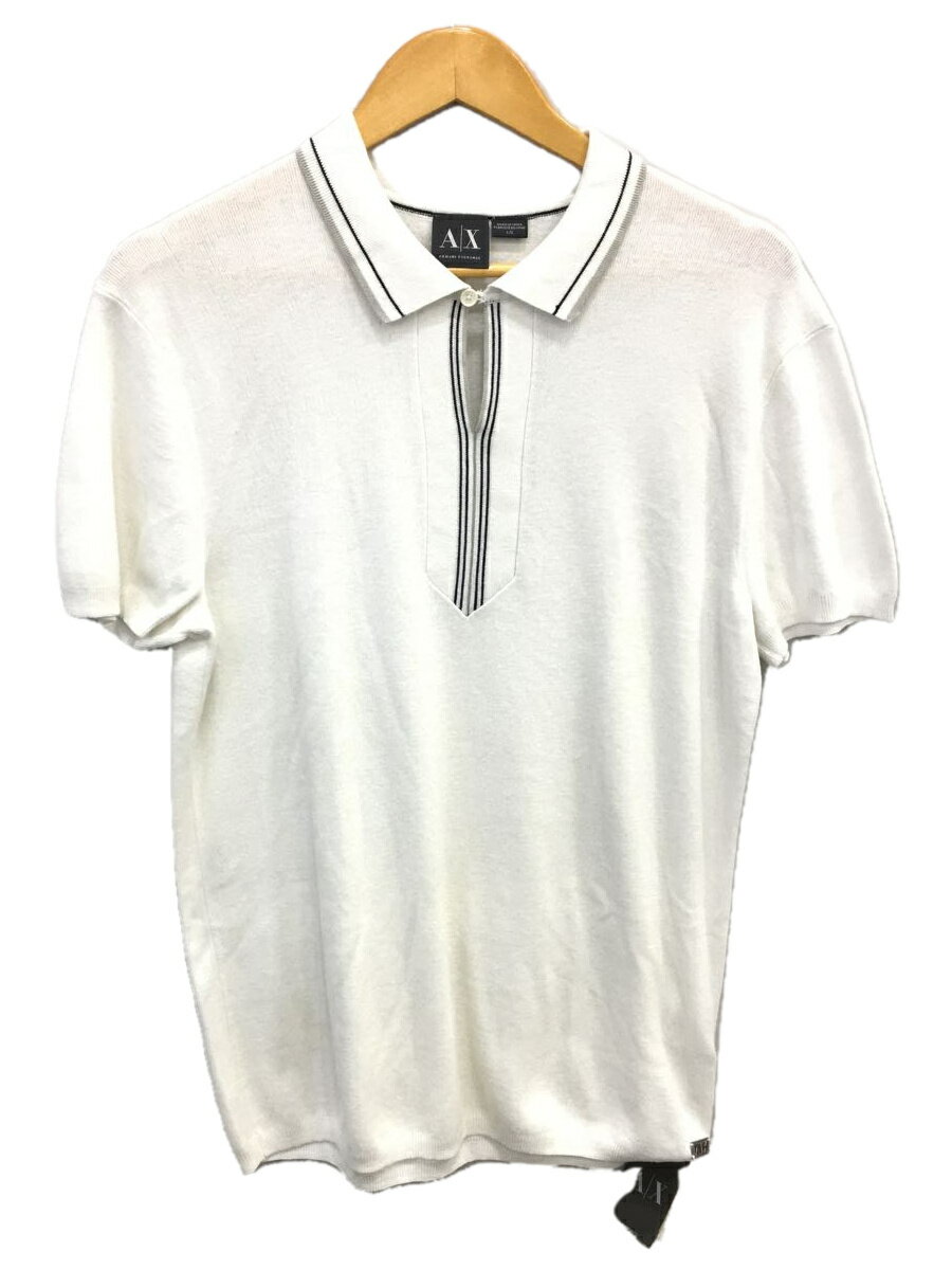 【中古】ARMANI EXCHANGE◆ポロシャツ/L/