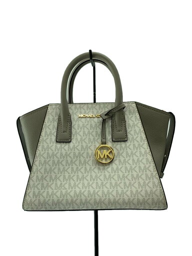 【中古】MICHAEL KORS◆ショルダーバッグ/PVC/GRY/総柄【バッグ】 【中古】MICHAEL KORS◆ショルダーバッグ/PVC/GRY/総柄【バッグ】