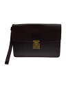 【中古】LOUIS VUITTON◆クラド_タイガ_BRW/レザー/BRW【バッグ】