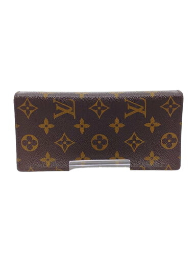【中古】LOUIS VUITTON◆ポルト・フォイユ・ブラザ_モノグラム・キャンバス_BRW/PVC/BRW/レディース//【服飾雑貨他】 【中古】LOUIS VUITTON◆ポルト・フォイユ・ブラザ_モノグラム・キャンバス_BRW/PVC/BRW/レディース//【服飾雑貨他】