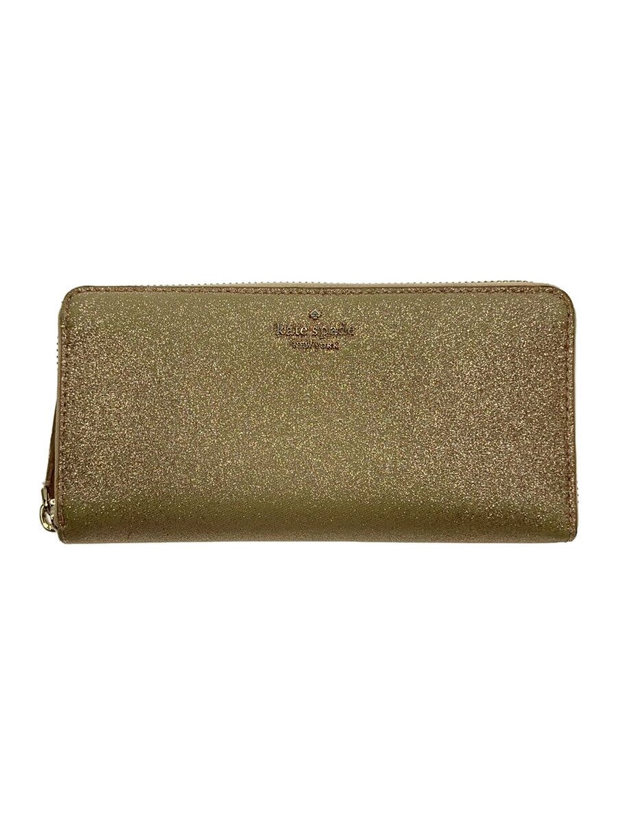 【中古】kate spade new york◆長財布/--/GLD/レディース【服飾雑貨他】