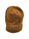 【中古】STUSSY◆SKULLCAP STUSSY SPORT DEBOSS/57cm/アクリル/BRW/メンズ/1321214【服飾雑貨他】