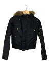 【中古】TOMMY HILFIGER◆ブルゾン/S/ナイロン/BLK【レディースウェア】