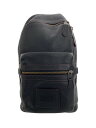 【中古】COACH◆クロスボディ/レザー/BLK/無地【バッグ】