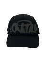 【中古】synaworld◆メッシュキャップ/ブラック/黒//【服飾雑貨他】
