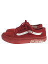 【中古】VANS◆ローカットスニーカー/24cm/RED/V36CF【シューズ】