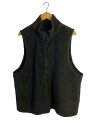 【中古】Engineered Garments◆フリースベスト/M/ポリエステル/GRY/22AW【メンズウェア】