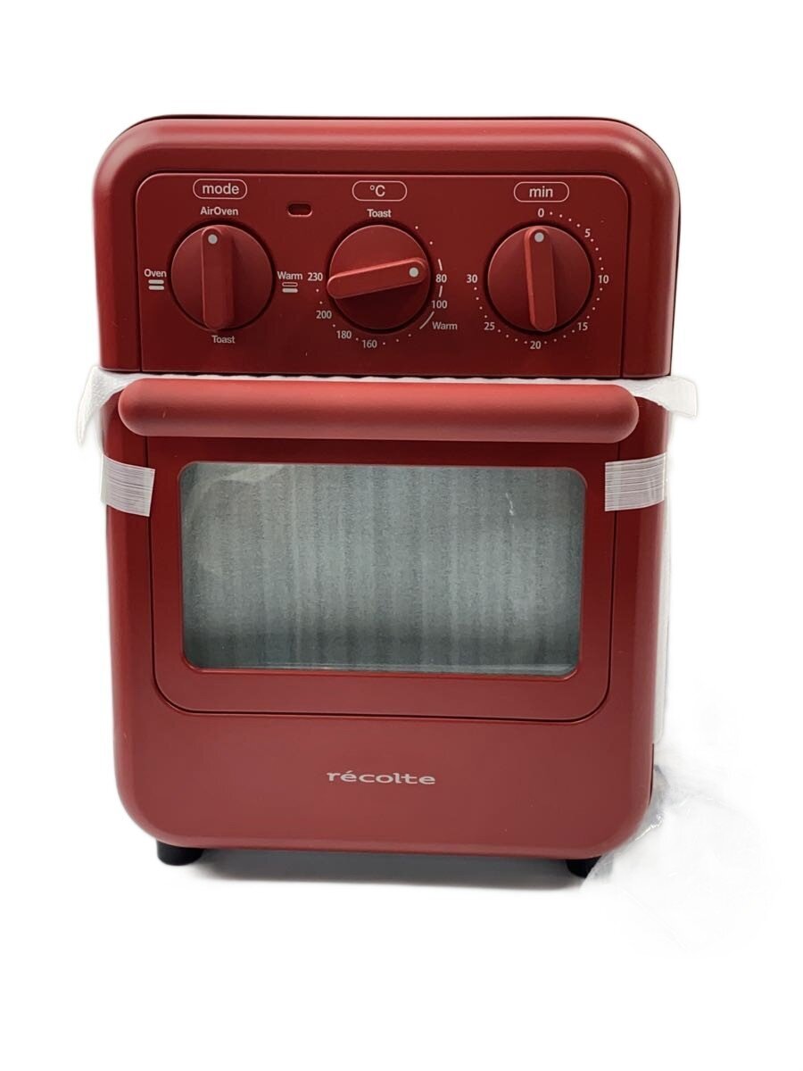 【中古】recolte◆トースター/ RFT-1/エアーオーブン/オーブン/赤色【家電・ビジュアル・オーディオ】