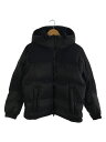 【中古】THE NORTH FACE◆WS NUPTSE HOODIE_ウィンドストッパーヌプシフーディー/M/ナイロン/BLK【メンズウェア】