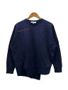 【中古】ENFOLD◆ロゴスウェットプルオーバー/38/コットン/NVY/300ds380-0870【レディースウェア】