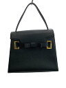 【中古】Samantha Thavasa◆ハンドバッグ/レザー/BLK【バッグ】
