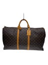 【中古】LOUIS VUITTON◆キーポル60_モノグラム・キャンバス_BRW/PVC/BRW【バッグ】