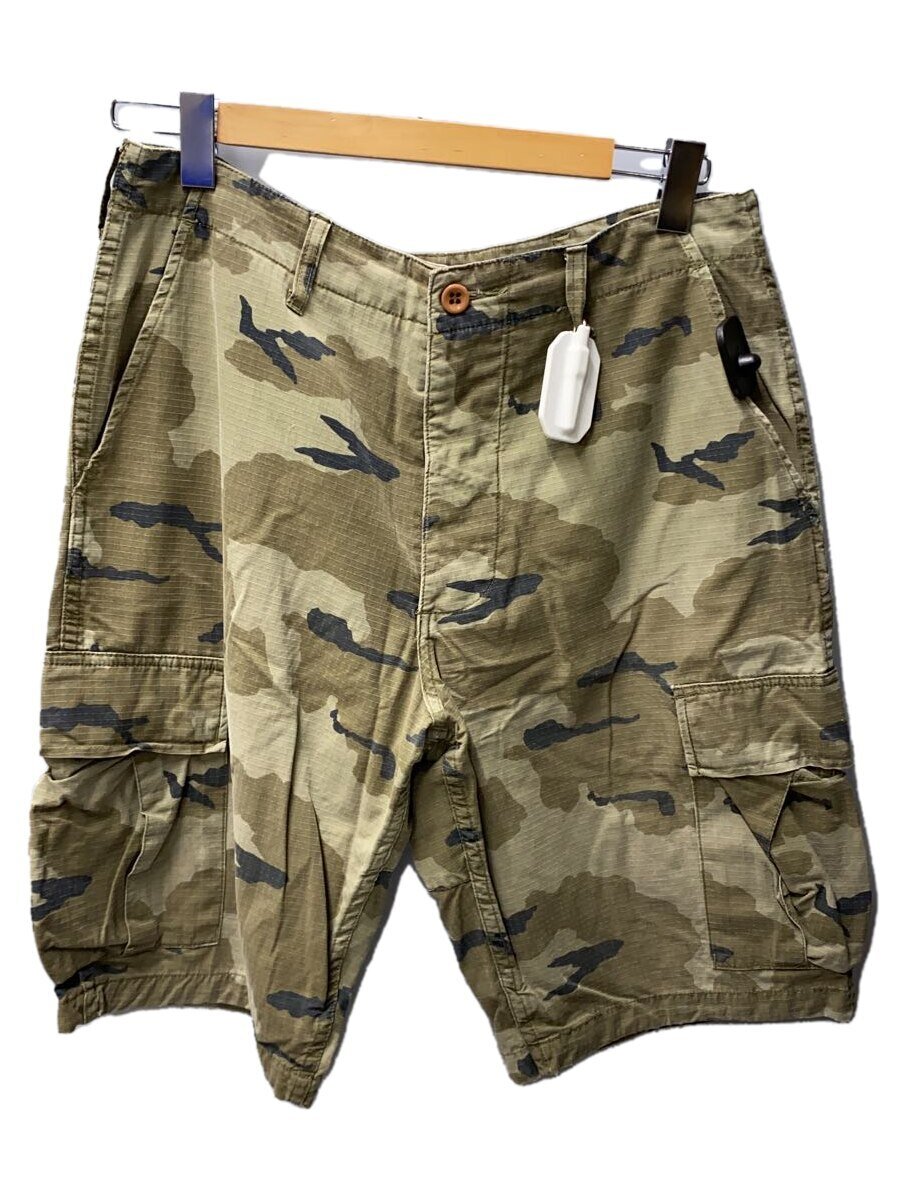 【中古】STUSSY◆ショートパンツ/32/コットン/カモフラ【メンズウェア】