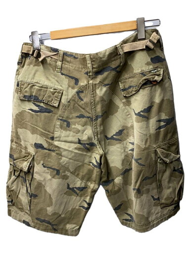 【中古】STUSSY◆ショートパンツ/32/コットン/カモフラ【メンズウェア】