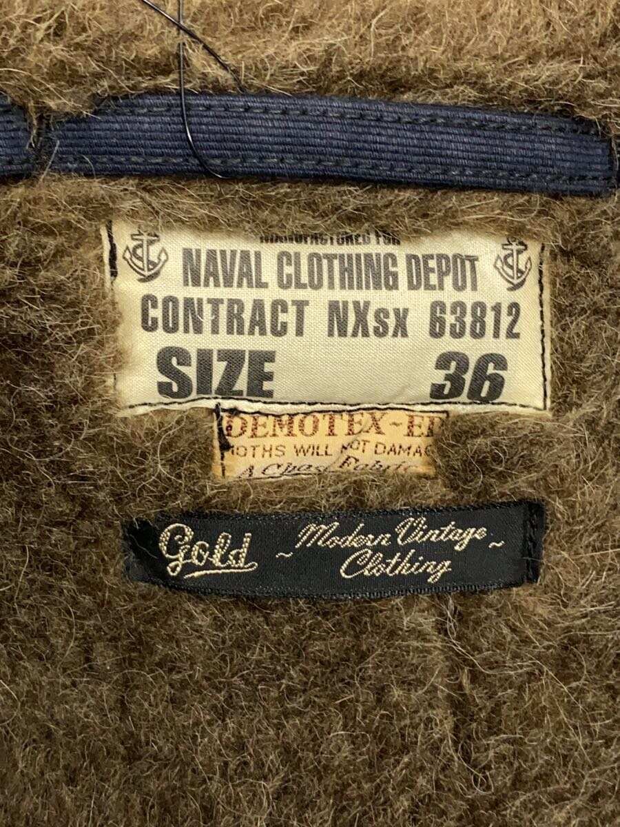 【中古】gold◆デッキジャケット/36/ウール/NVY/GL13140//【メンズウェア】