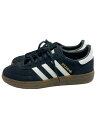 【中古】adidas◆アディダス/db3021/ローカットスニーカー/23.5cm/ブラック/スウェード【シューズ】(4)
