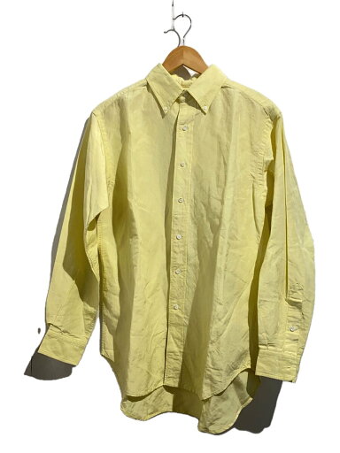 【中古】LENO◆長袖シャツ/0/リネン/イエロー/H2301-SH005//【メンズウェア】 【中古】LENO◆長袖シャツ/0/リネン/イエロー/H2301-SH005//【メンズウェア】